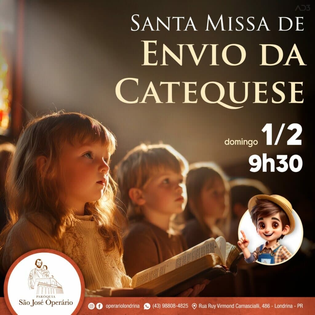 SANTA MISSA DE ENVIO DA CATEQUESE